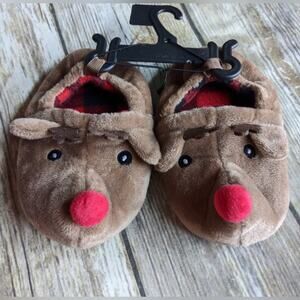 Reindeer Christmas Slippers new sz 5